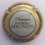 Marque : MIGNON Pierre N° Lambert : 151h Couleur : Crème, contour or Description : Nom de la marque Emplacement : 