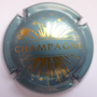 Marque : GENERIQUE  N° Lambert : 764h Couleur : Bleu gris et orDescription : Inscription Champagne   en lettres capitales et bulles  Ref perso : 