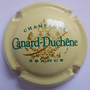 Marque : CANARD - DUCHENE N° Lambert : 75j Couleur : Jaune-crème et vert Description : Armoiries, petit sabre, petites lettres   Emplacement : 