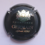 Marque : GERMAIN H N° Lambert : 33c  Couleur : Quart vert foncé, Noir et argent Description : Armoiries au-dessus de la marque  Emplacement : 