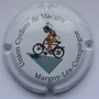 Marque : HERBERT Stéphane N° Lambert : 38l Couleur : Fond blanc, écriture noire Description : Union Cycliste de Marigny-lès-Compiègne - nom de la marque  Emplacement : 