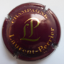 Marque : LAURENT - PERRIER  N° Lambert : 47 Couleur : Violet foncé et or Description : Lettres LP sans écusson   Emplacement : 068-07-04 