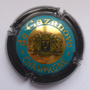 Marque : CAZANOVE (de) N° Lambert : 19 Couleur : Contour noir et "C" ouvert Description : Blason surmonté d'une couronne - nom de la marque   Emplacement : 