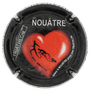 Marque : CUGNET N° Lambert : 42 Couleur : Coeur rouge, fond noir Description : Triathlon de Nouâtre 2019 - nom de la marque sur le pourtour  Emplacement : 