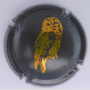 Marque : AUTREAU N° Lambert : 25b Couleur : Noir mat et or brillant Description : Chouette - nom de la marque   Emplacement : 