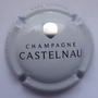Marque : CASTELNAU (de) N° Lambert : 11e Couleur : Blanc, goutte métal Description : Mention Champagne Castelnau - nom de la marque Emplacement : 