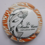 Marque : ROBERT Jérôme N° Lambert : 1 Couleur : Fond blanc, contour orangé Description : Restaurant Le Moulin carré - nom de la marque  Emplacement : 