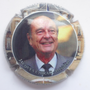 Marque : MIGNON Pierre N° Lambert : 242 Couleur : Polychrome, contour marron Description : Jacques Chirac - nom de la marque   Emplacement : 