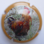 Marque : LEMAIRE Dominique N° Lambert : 11d Couleur : Contour marron clair Description : Poule - nom de la marque  Emplacement : 