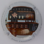 Marque : PIOT Thomas N° Lambert : 8a Couleur : Polychrome, contour blanc Description : Le marchand de vin - nom de la marque Emplacement :