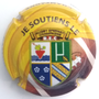 Marque : DELAUNOIS Gaston N° Lambert : 5 Couleur : Polychrome Description : Mention "Je soutiens le Rugby Epernay Champagne" - nom de la marque Emplacement :
