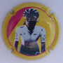Marque : GOUET - HENRY N° Lambert : 5 Couleur : Polychrome, fond jaune Description : Tour de France féminin 2025 - nom de la marque Emplacement : 