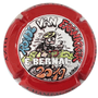 Marque : VAUTRAIN Marcel N° Lambert : 209 Couleur : Polychrome, écriture blanche, contour rouge Description : Cycliste Egan Bernal- nom de la marque  Emplacement : 