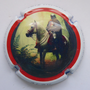 Marque : FRANCINET - REMY N° Lambert : 25l Couleur : Polychrome, contour blanc Description : Chevalier à cheval - nom de la marque Emplacement : 