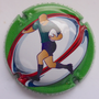 Marque : VEZIEN Marcel N° Lambert : A27a Couleur : Fond blanc, contour vert Description : Rugby France 2023 - nom de la marque  Emplacement :