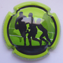Marque : POIREL Jean-Pierre N° Lambert : 9c Couleur : Polychrome, contour vert pomme Description : Rugby - nom de la marque Emplacement :