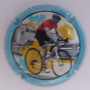 Marque : COLLIN Olivier N° Lambert : A2a Couleur : Polychrome, contour bleu ciel Description : Tour de France 2025 - nom de la marque Emplacement :