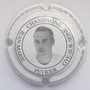 Marque : FEVRIER Jean Marie N° Lambert : 15a - frise haute Couleur : Blanc et noir Description : Portrait d'un homme   Emplacement : 