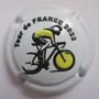Marque : GENERIQUE N° Lambert : A64 Couleur : Fond blanc - maillot jaune Description : TDF 2022 maillot jaune - nom du producteur Emplacement : 