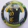Marque : BLANC - GARITAN N° Lambert : 9d Couleur : Polychrome  Description : Village Rugby 2023 - nom de la marque  Emplacement : 