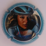 Marque : VINCENT - LAMOUREUX  N° Lambert : A4 Couleur : Polychrome, contour bleu Description : TDF féminin 2025 - nom de la marque Emplacement : 