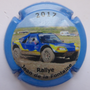 Marque : GAILLARD Jérôme N° Lambert : 16 Couleur : Polychrome, contour bleu Description : Rallye Jean de la Fontaine 2017 - nom de la marque  Emplacement : 