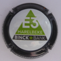 Marque : DEMILLY Albert  N° Lambert : 77 Couleur : Fond blanc, contour noir Description : E3 HARELBEKE BINCK*BANK - Nom de la marque  Emplacement : 