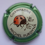 Marque : FURDYNA N° Lambert : 45q Couleur : Contour vert métallisé Description : Coccinelle - nom de la marque  Emplacement : 