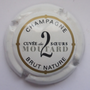 Marque : MOUTARD N° Lambert : 24 Couleur : Blanc, noir et or Description : Cuvée des 2 soeurs - Nom du producteur  Emplacement : 