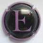 Marque : BAROVILLE N° Lambert : 3h Couleur : Noir et violet Description : Lettre "E" - nom de la marque sur le pourtour Emplacement : 
