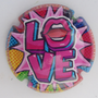 Marque : DEMILLY Albert  N° Lambert : 45 Couleur : Polychrome Description : “Love” - nom de la marque  Emplacement : 