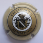 Marque : SERMIERS N° Lambert : 11 Couleur : Contour blanc, striée. Petit cercle Description : Blason couronné  Emplacement : 