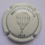 Marque : MARCHAND Eric N° Lambert : 40 Couleur : Fond blanc, contour blanc Description : Montgolfiades 2018 - nom de la marque  Emplacement : 