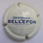 Marque : BESSERAT DE BELEFON N° Lambert : 16 32mm Couleur : Contour vert clair . Lettres de Bellefon ombrées   Description : Armoiries  Emplacement : 