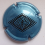 Marque : HAMM N° Lambert : 14 Couleur : Bleu métallisé et noir Description : Losange horizontal Emplacement : 