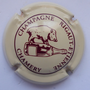 Marque : RIGAUT Etienne N° Lambert : 2 Couleur : Crème et marron Description : Ours et bouteille - nom de la marque Emplacement : 