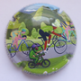 Marque : MEHLINGER et Fils N° Lambert : 35a Couleur : Polychrome Description : TDF 2024 - maillot vert - nom de la marque   Emplacement : 
