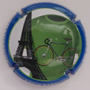 Marque : DEHU Louis N° Lambert : 388 Couleur : Contour bleuDescription : Tour de France 2024 Tour Eiffel -  nom de la marque Emplacement : 