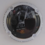 Marque : MIGNON Philippe N° Lambert : 197 Couleur : Noir et blanc, contour blanc Description : Patrick Sercu - nom de la marque Emplacement : 