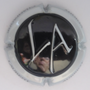 Marque : AUBRIOT Laurent N° Lambert : 6e Couleur : Noir, contour argent Description : Initiales en lettres noires Emplacement : 