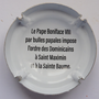 Marque : SANDRIN Jean N° Lambert : A2a verso Couleur : Polychrome Description : Le Pape Boniface VIII Emplacement : 