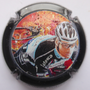 Marque : ROUYER Philippe N° Lambert : 111e Couleur : Polychrome, contour noir  Description : Tom Boonen - tableau de Nitra-Art - nom de la marque  Emplacement : 
