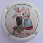 Marque : MARC José  N° Lambert : 18 Couleur : Polychrome, Fond crème Description : Moulin - nom de la marque  Emplacement : 