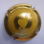 Marque : DUVAL LEROY N° Lambert : 33 Couleur : jaune, contour or  Description : Coeur or - nom de la marque  Emplacement : 