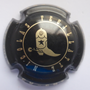 Marque : FEUILLATTE Nicolas N° Lambert : 53a Couleur : Contour noir, fond or Description : 40 ans - Santiag  Emplacement : 