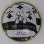 Marque : SAVRY Didier N° Lambert : 51a Couleur : Noir et blanc, contour jaune Description : TDF 2021 - Le Tour en Bretagne - nom de la marque Emplacement : 