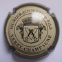 Marque : HURIER - JOUETTE & fils N° Lambert : 1a Couleur : Crème et noir, striée fine Description : Armoirie couronnée et soutenue par deux lions  Emplacement : 