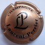 Marque : LAURENT - PERRIER  N° Lambert : 50 Couleur : Cuivre Description : Lettres LP sans écusson   Emplacement : 
