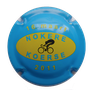 Marque : TAILLET Eric N° Lambert : 6b Couleur : Fond bleu, Jaune et bleu Description : Course cycliste Nokere - Koerse 2011 - nom de la marque Emplacement : 
