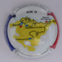 Marque : DUC du CHEVAL N° Lambert : 15 Couleur : Fond blanc - contour bleu, blanc, rouge Description : TDF 2023 km 0 - nom de la marque  Emplacement : 